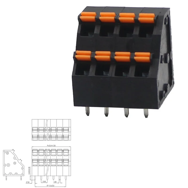 KFM736LB-5.0-2P Steckverbinder - 10 Stück Set Für Elektronik Projekte