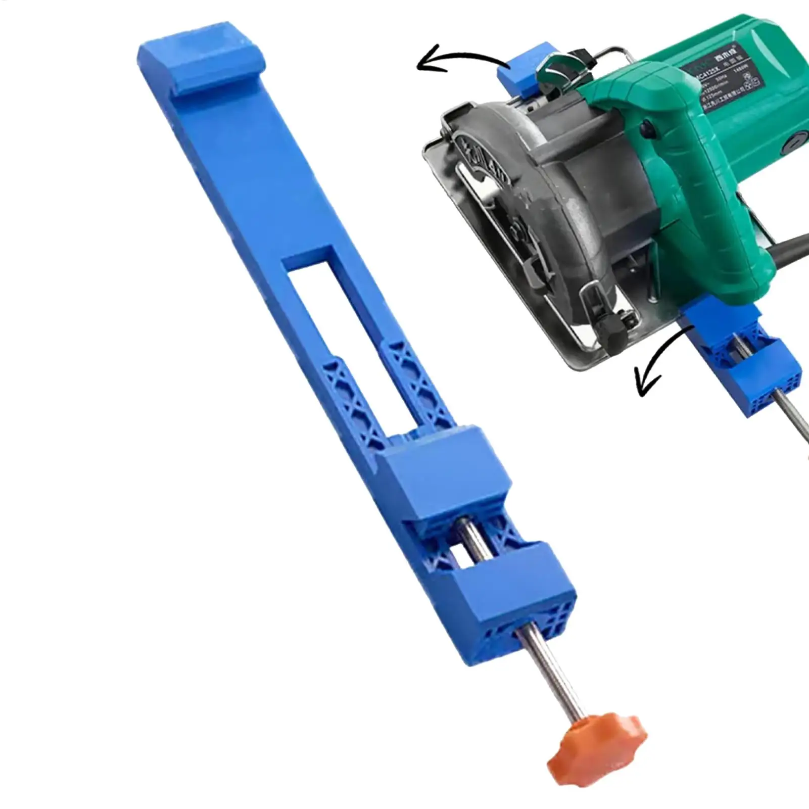 Wood Milling Positioning Clamp Adjustable Circular Saw Guide Rail Electric Circular Saw Precision Cutting Attachment tool