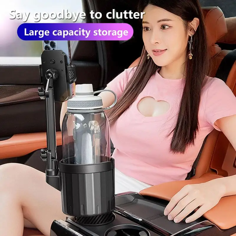 

Cup Holder Phone Mount Adjustable Multifunction Cup Stands Sun glasses Organizer Drinking Bottle Holder Bracket Styling For Car