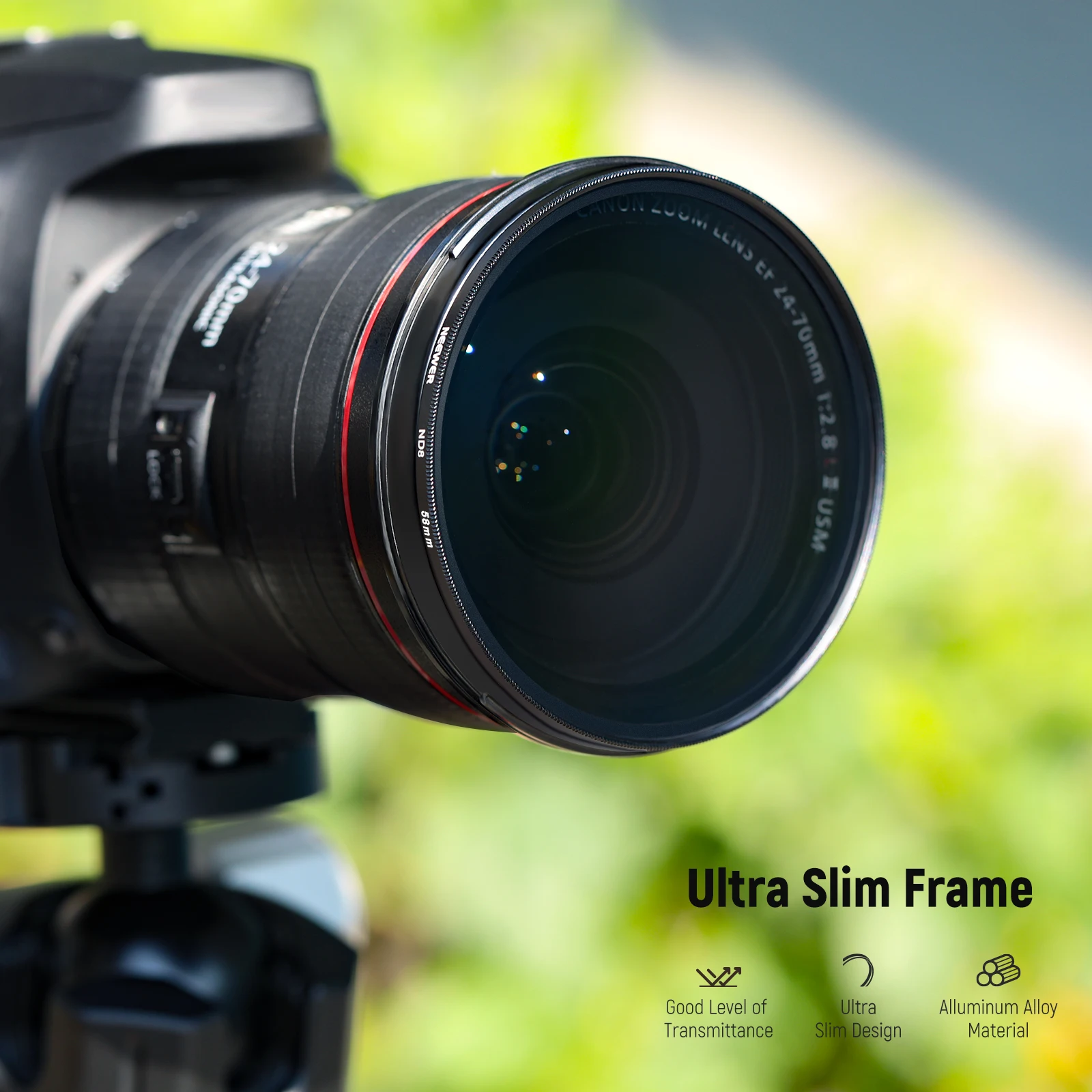 ND Lens Filter Kit ND2 ND4 ND8 ND16 Filter Kit For Canon Nikon Sony Panasonic DS