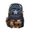 Disney's New Marvel Captain America Canvas Backpack Men's Backpack Casual Fashion Student Computer Bag Men's Travel Backpack 5