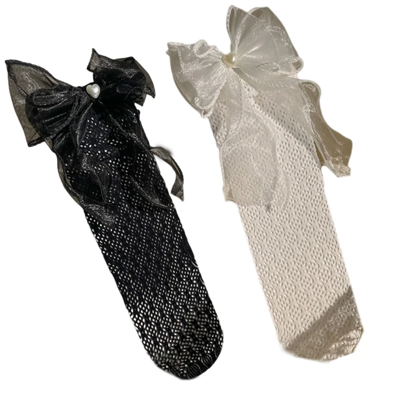 

Baby Girls Socks Toddlers Nylon Sock Knee High Stockings Lace Princess Socks Japanese Style Little Girls Stockings X90C