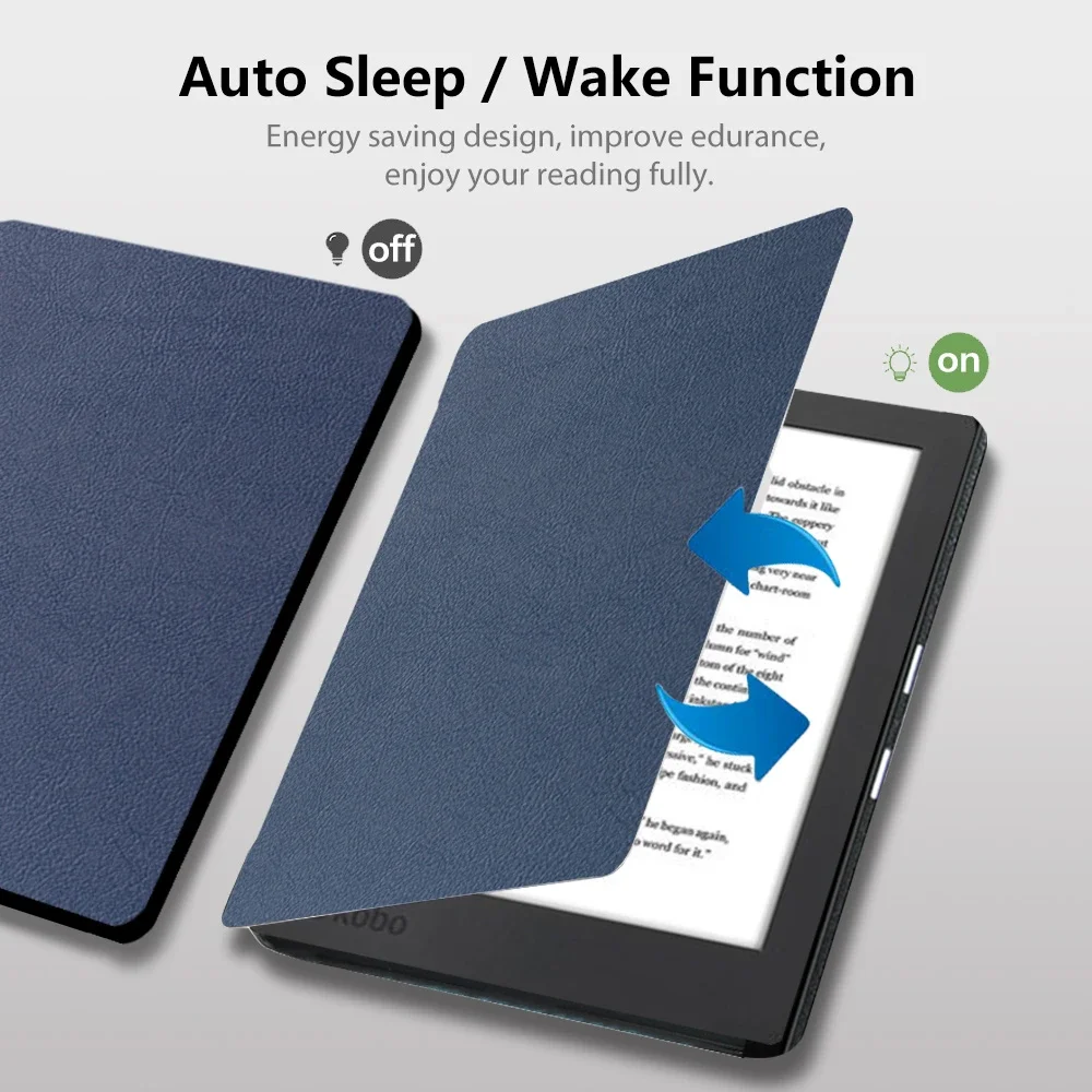 Capa Magnética para Kobo Aura Edição N236 Ereader Estojo Auto Dormir 2023 - Imagem 3