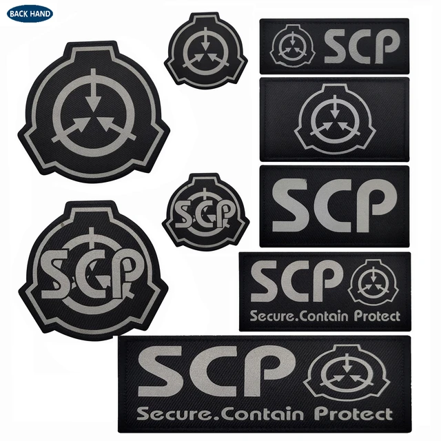 SCP Logo Reflective Patch Secure Contain Protect Foundation Emblem Nature  Lovers Team Label Hook Loop Strip for Outdoor Gears - AliExpress