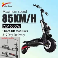 [8 models]10/11 Inch 48V-72V 1000W-6000W Electric Scooter 50-85km/h Fast E Scooter Off Road Electric Kick Scooter Foldable Adult