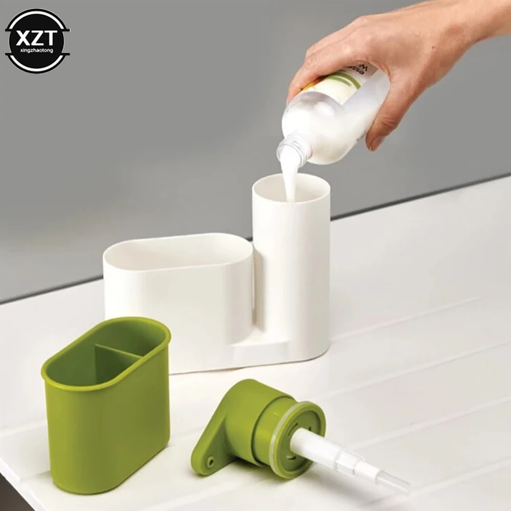 Kitchen Shampoo Soap Dispenser Container Holder Portable Home Bathroom Plastic Liquid Soap Shampoo Storage 1PCS soap liquid box pressing soap liquid box soap dispenser