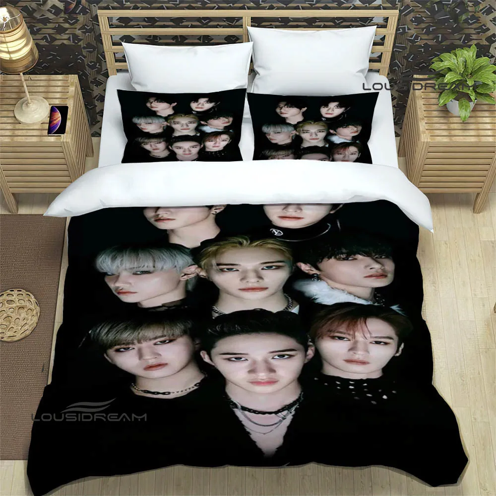 

Stray Kids printed Bedding Sets exquisite bed supplies set duvet cover bed comforter set bedding set luxury birthday gift