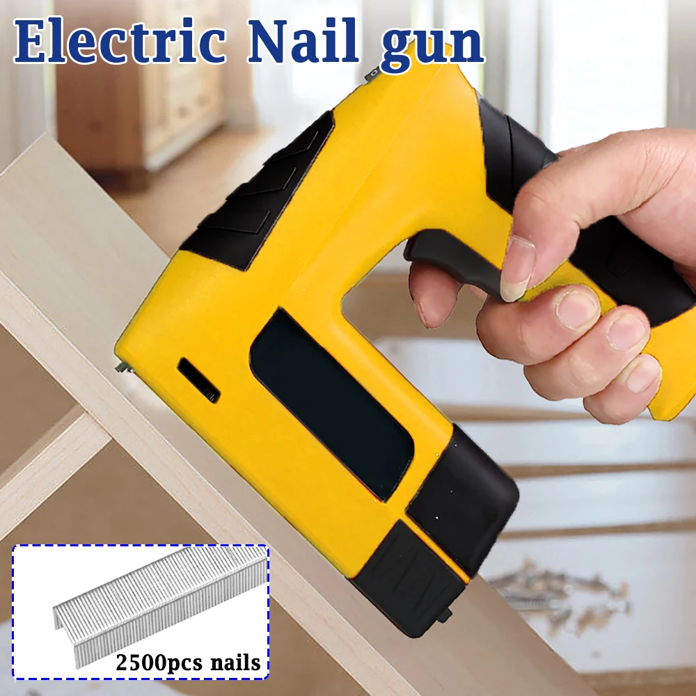 ElectricNailGunBuiltin1500mAhLithiumBatteryUSBRechargeable