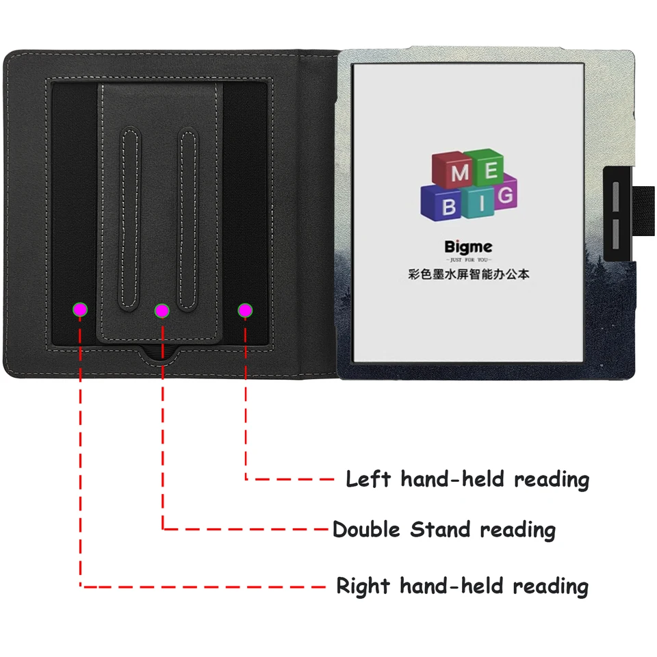 GAUGGER Double Stand Case for Bigme B751C Color / Bigme B751 e