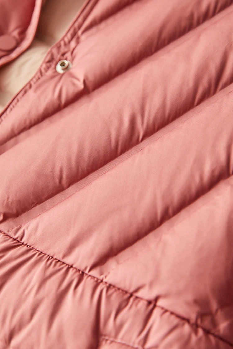 90% White Duck Down Women's Autumn and Winter New 2024 Down Jacket Korean Double-sided Collar Down Jacket Women Warm Jacket