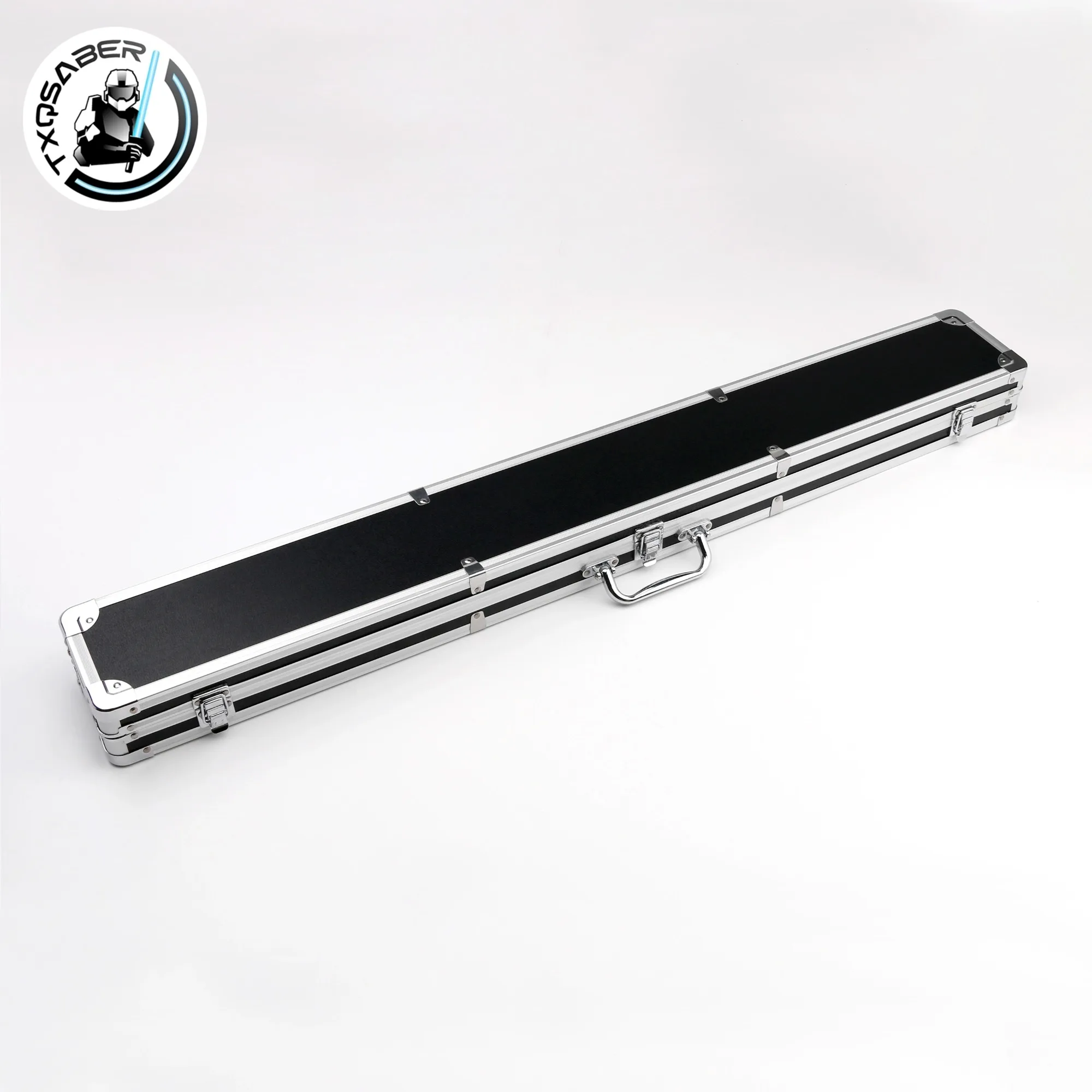 TXQSABER No Lightsaber Only Metal Suitcase Black Silver for Display Collection Protection Customization Only Metal box