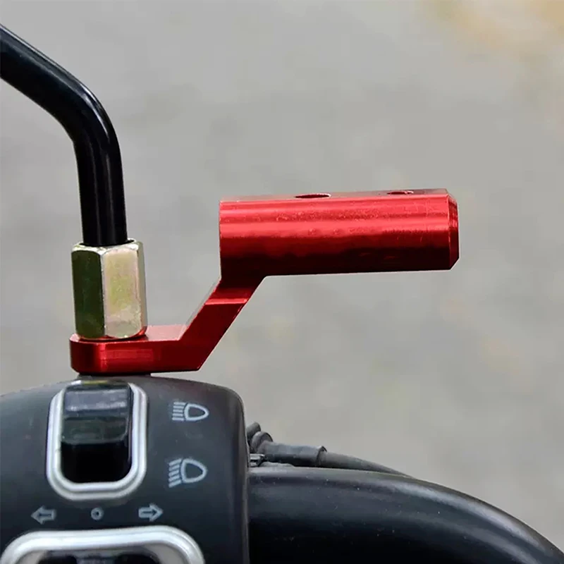 오토바이 백미러 익스팬더 브래킷 하이 퀄리티 범용 어댑터 거치대 마운트, 알루미늄 합금 오토바이 액세서리, 1PC