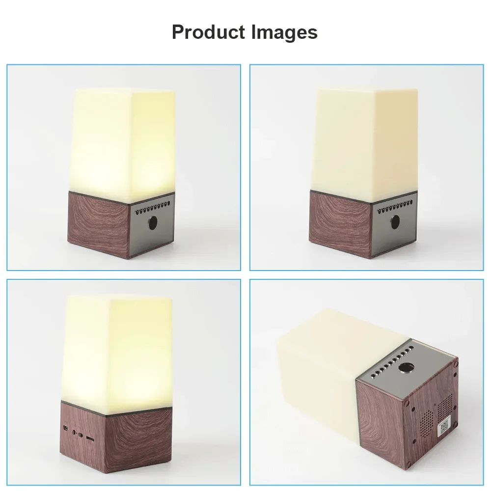 Kontrolmuligheder vist for mini kamera lys