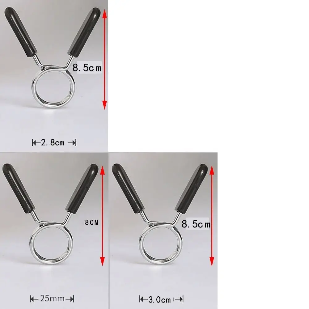 Dumbbell Lock Clamp Spring Clamp Collars Spring Collar Clips Stainless Steel Dumbbell Lock Exercise 25/28/30mm