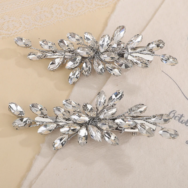 13Colors Bride Wedding Hair Pins Women Hair Piece Rhinestone Hair