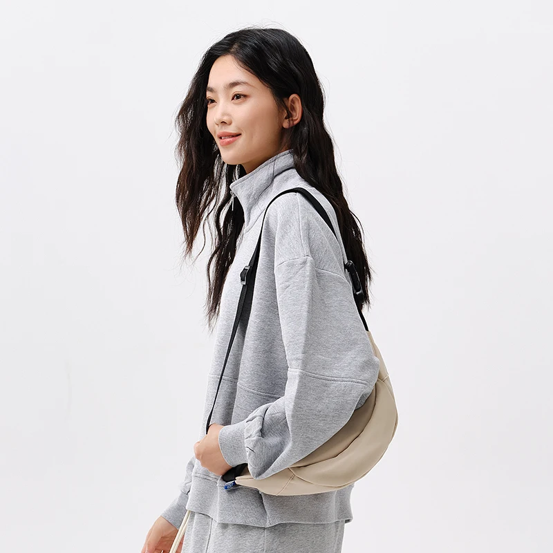 Semir Crossbody Bag Men Outdoor Sports Chest Bag Retro College Style Couple Backpack