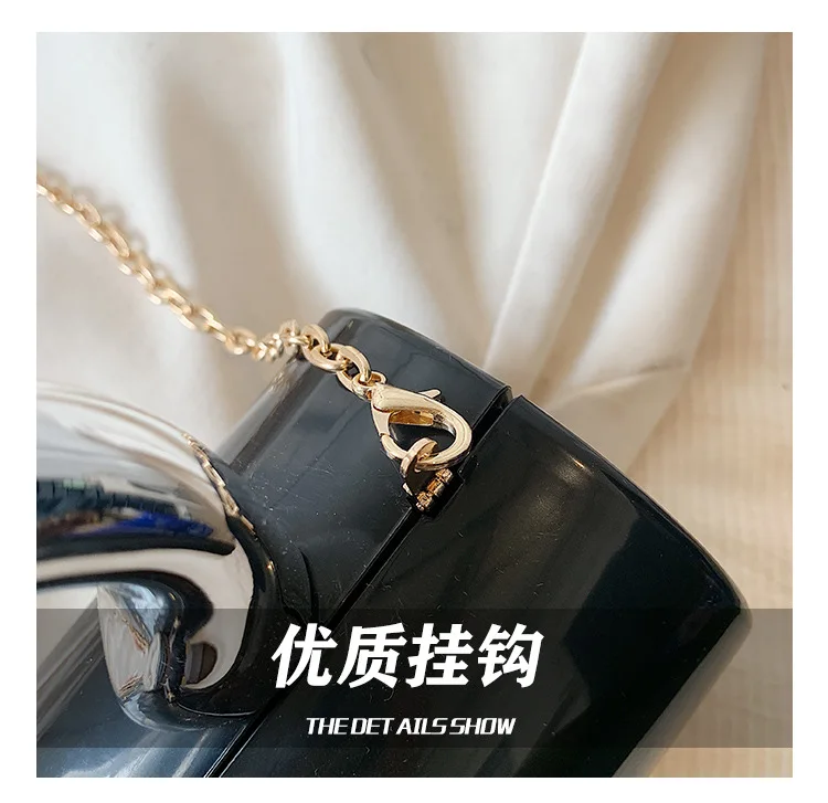 حقيبة كتف صغيرة متقاطعة مع الجسم للنساء ، حقائب يد نسائية ، قابض عصري ، صندوق ذهبي ، محفظة مسائية ، براثن حفلات ، أسطوانة ، 10 S76d4eb2f70454a8384054ce1c605c5d56