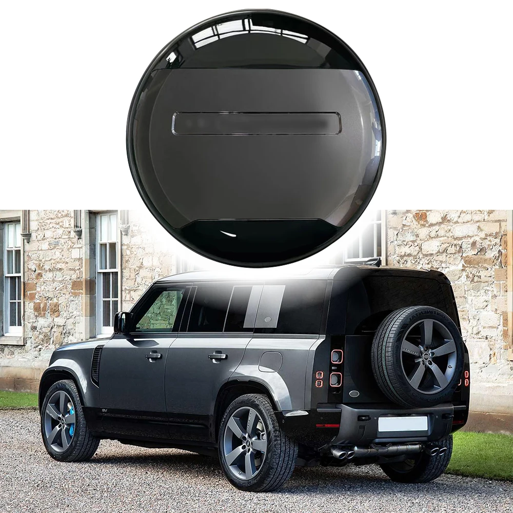 

Чехол для запасных шин серии Carpathian, подходит для Land Rover Defender 110 90 130 2020-2024 ABS, Защитная крышка для запасных шин