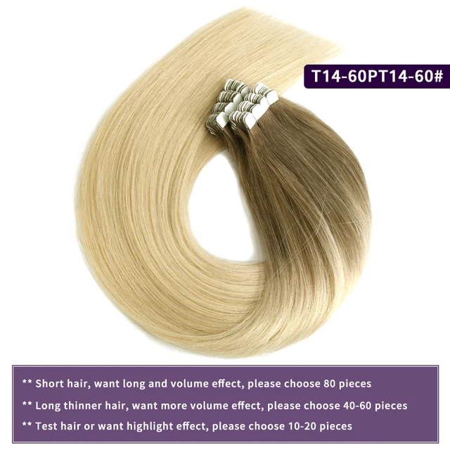MW Mini Tape In Human Hair Extensions Natural Straight Hair Machine Remy Invisible Skin Weft Adhesive Glue On Hair 12