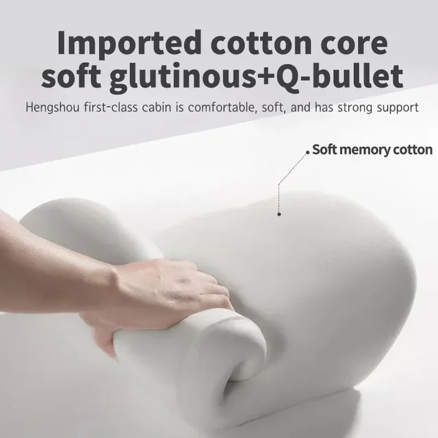 Coussin de Dos Lombaire en Mousse à Mémoire de Forme, pour Voiture, Bureau, Chaises de Jeu, Post-Partum, Soutien de la Taille, Coussinets Multifonctionnels 6
