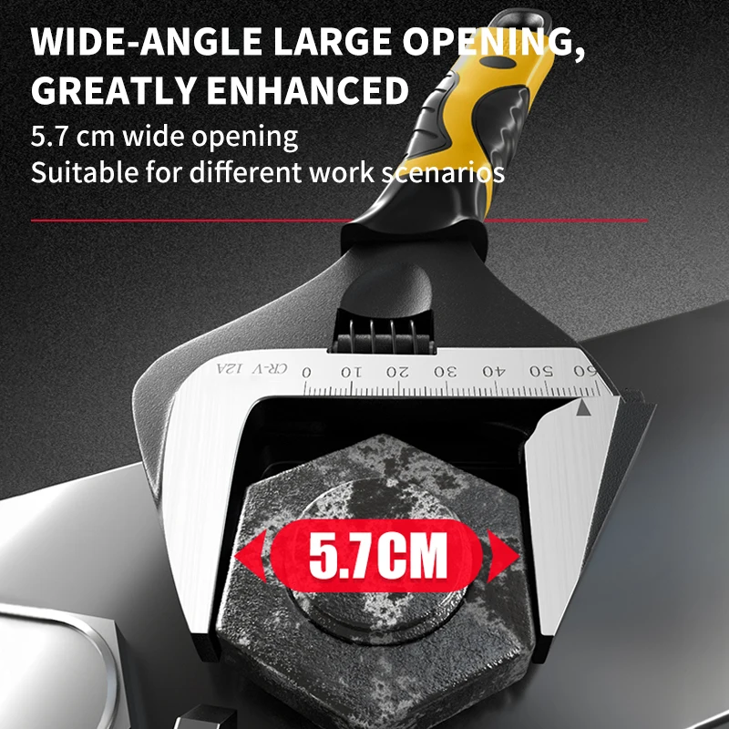 Adjustable Wrench Stainless Steel Universal Bathroom Plumbing Repair Tool