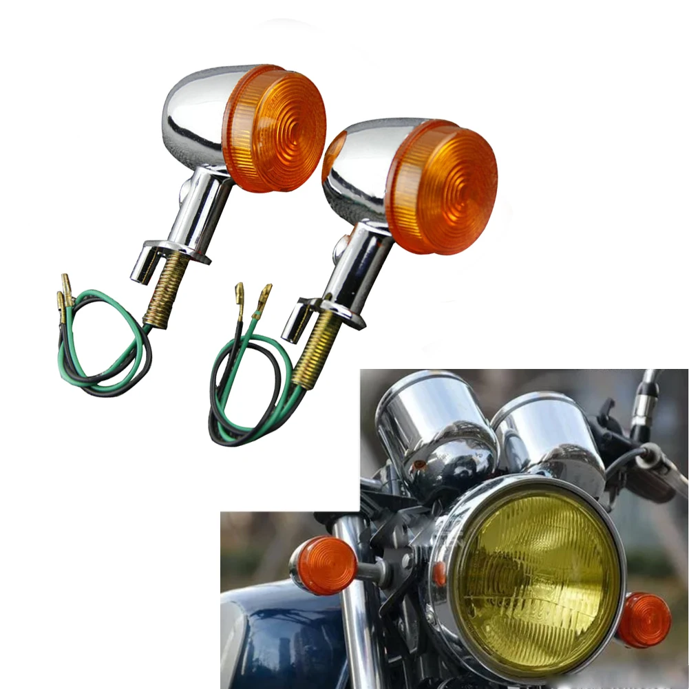 

For Honda CB400SS CL400 Turning Signal Lamp Turn Light Direction Lamp Indicator Steering Lamp 1Pair Yellow