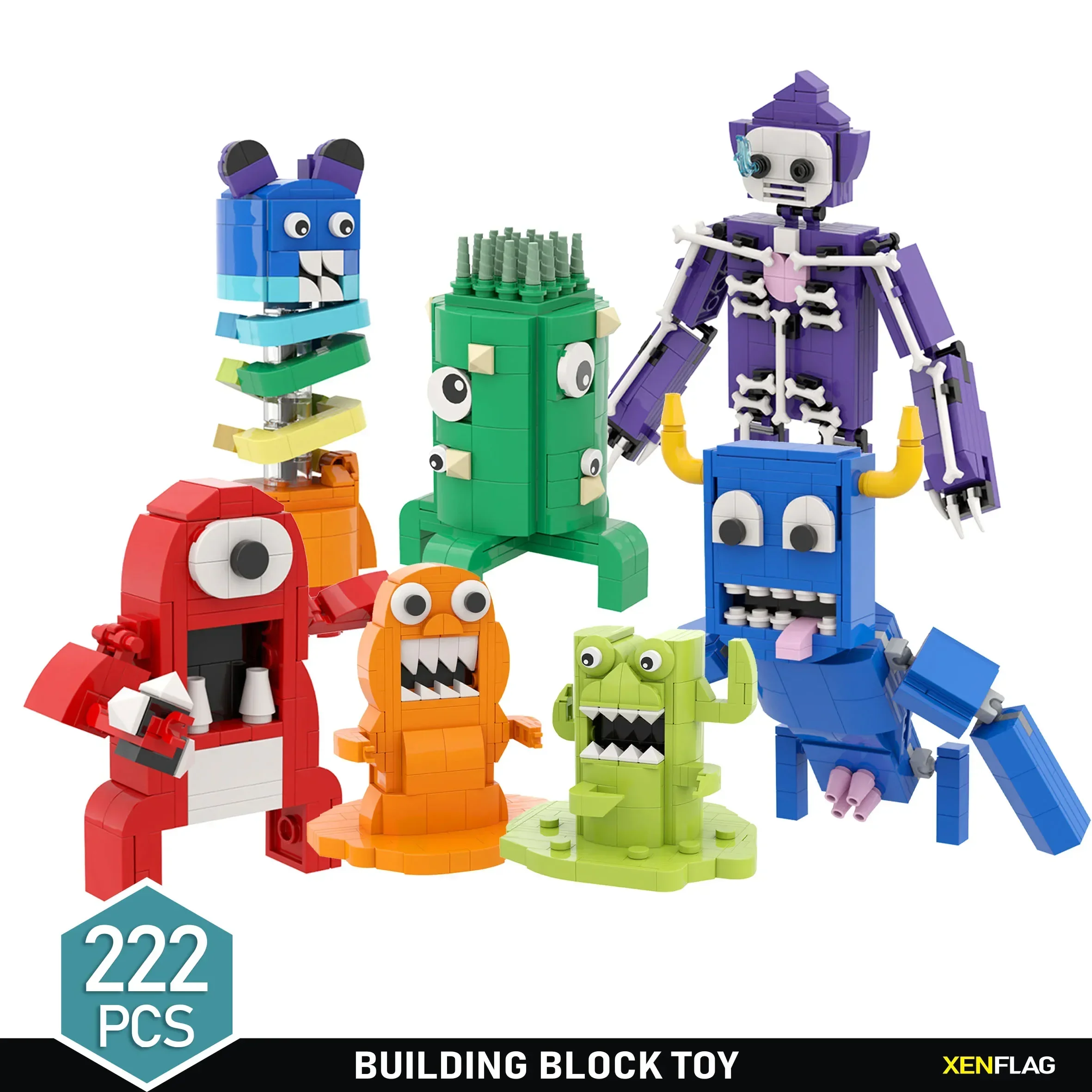

Cute funny garden building blocks children's educational toys gifts