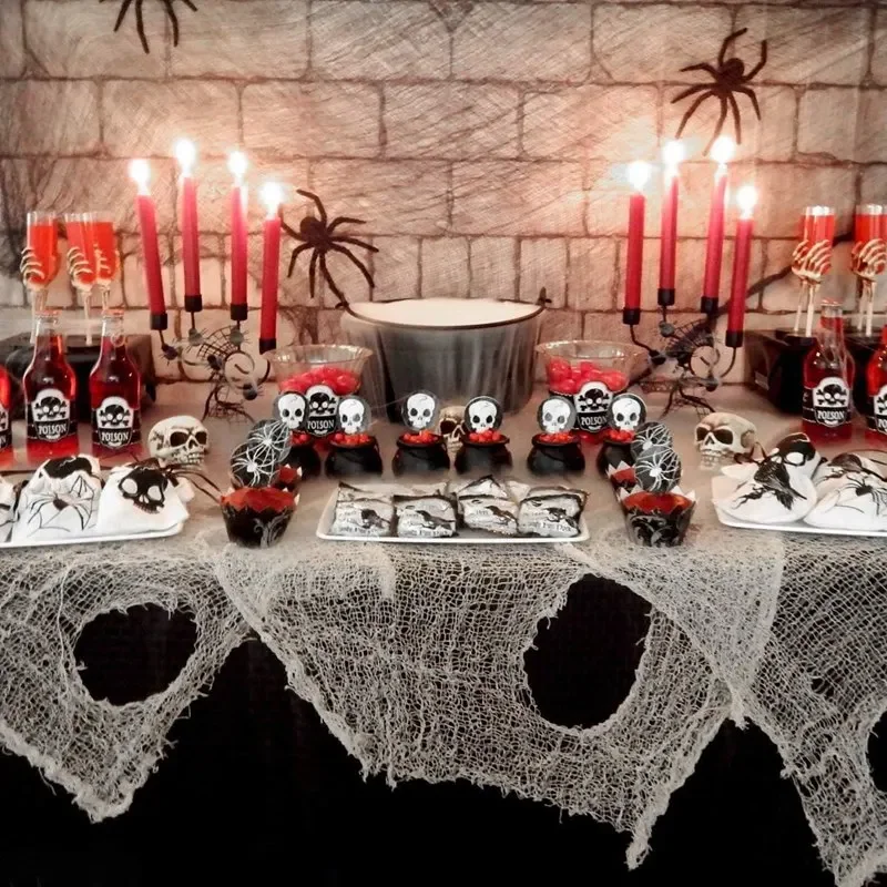 White Creepy Cloth Gothic Halloween Decoration Prop