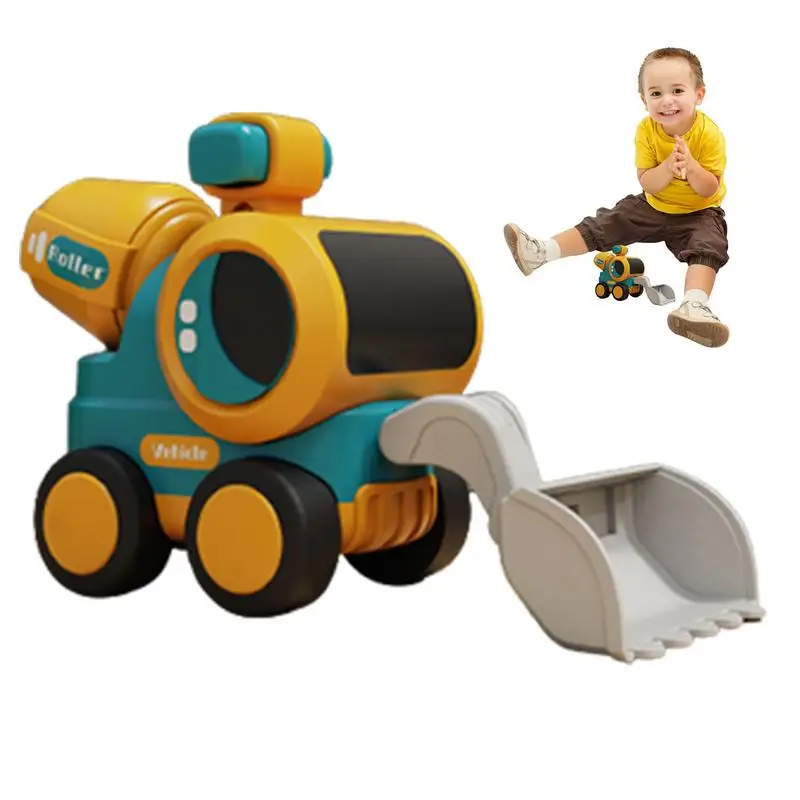 

Bulldozer Toy Kid-Friendly Engineering Toys for Boy Toddler Trucks Excavator and Forklift Construction Truck Toys for Girls