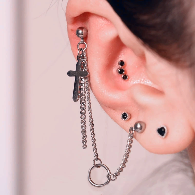 ear piercings helix ring