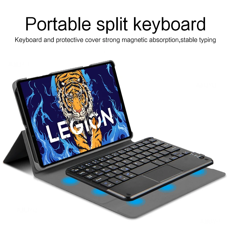 Capa Teclado para Lenovo Legion Capa Protetora Suporte de Teclado Bluetooth Tablet pc Y700 8.8 Tb-9707f 9707 - Imagem 3