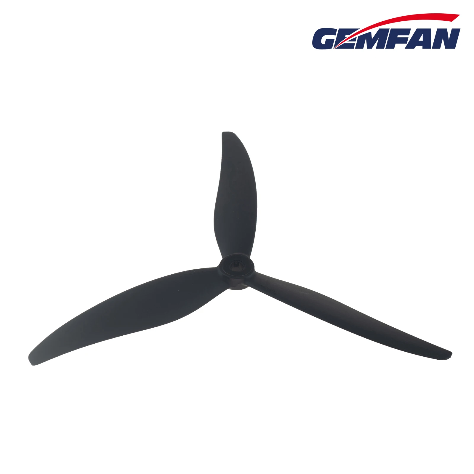 Hélices Gemfan Flash 8040 3 pales pour drone FPV, vue en angle montrant le design