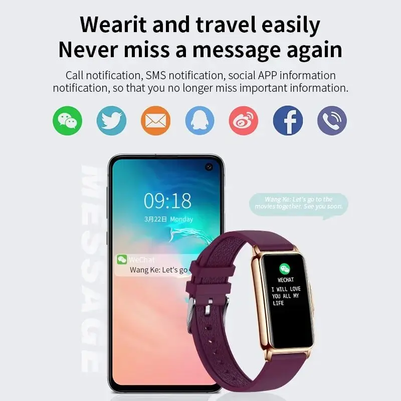LIGE Men Smart Band Women Watch 1.47 inch Full Touch Heart Rate Sports Fitness Smartwatch For Android IOS Smart Bracelet Ladies