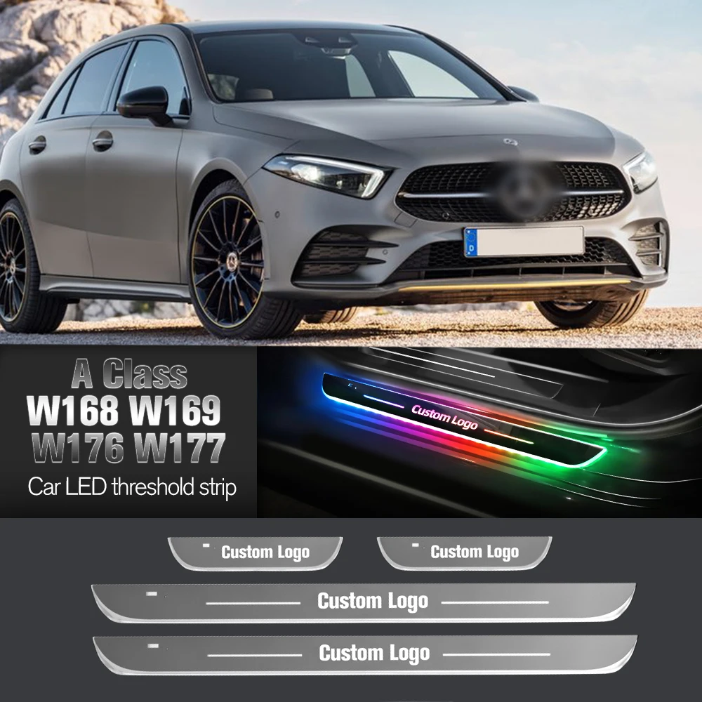 Licht Und Sicht Paket A Klasse W176 Auto-Deur-Dorpel-Licht-Voor-Mercedes-Benz-A-Klasse-W168-W169-W176-W177