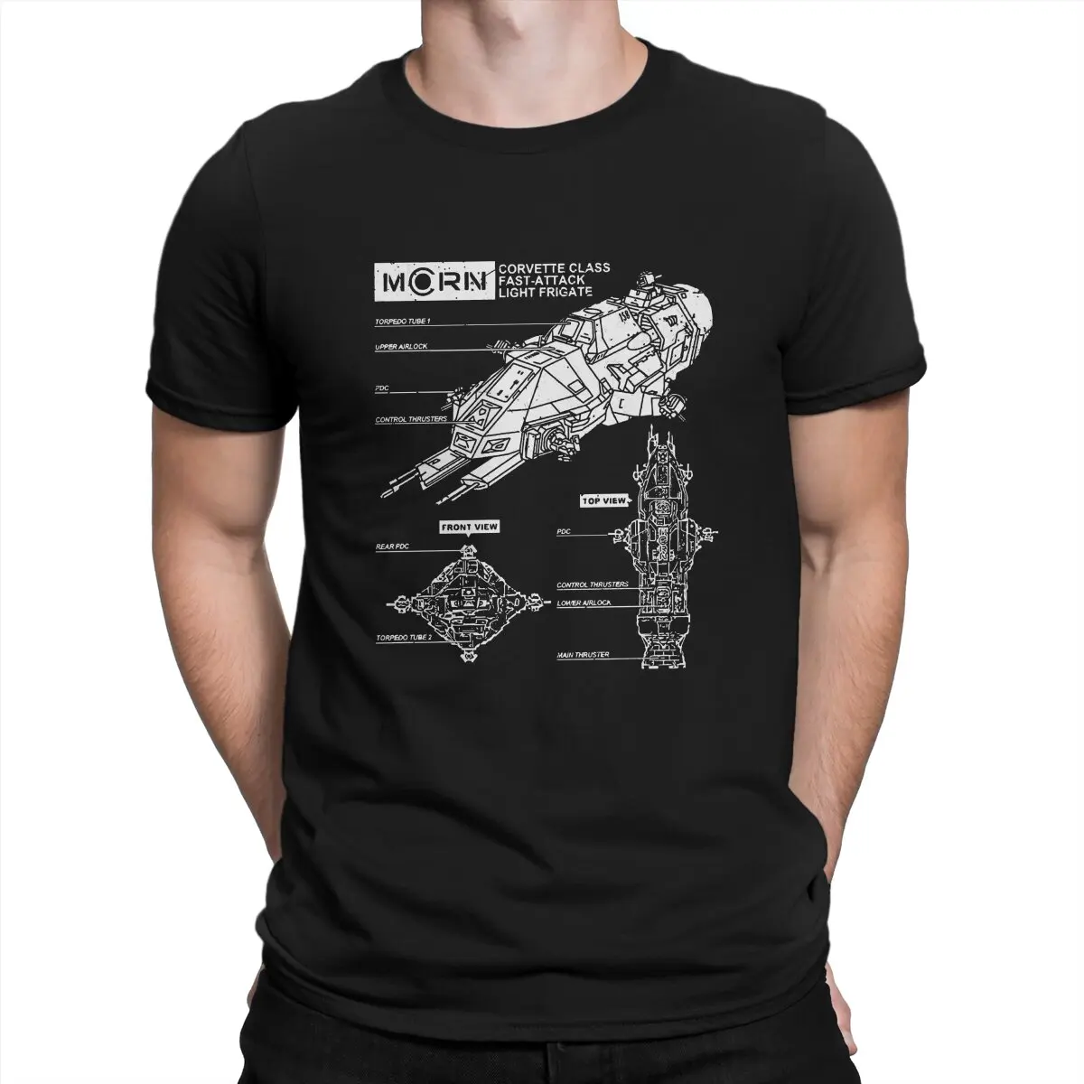 

The Expanse Space Sci-Fi Rocinante Ship (2) Tshirt Homme Men's Clothes Blusas T Shirt For Men