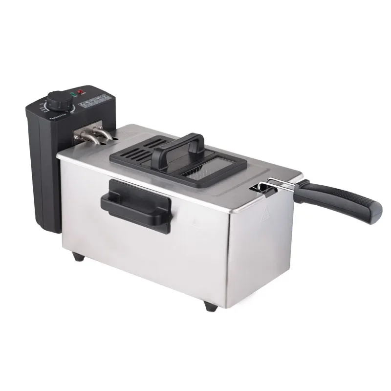 3L Automatic Electric Fryer WJ-800 Household French Fries Electric Fryer Oil 220V/2000W Stall Fried Skewer