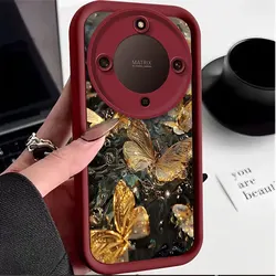 Flexible Shockproof Silicone Case with Cartoon Butterfly Print Pattern for HONOR X9D (HFTYJTHD002)