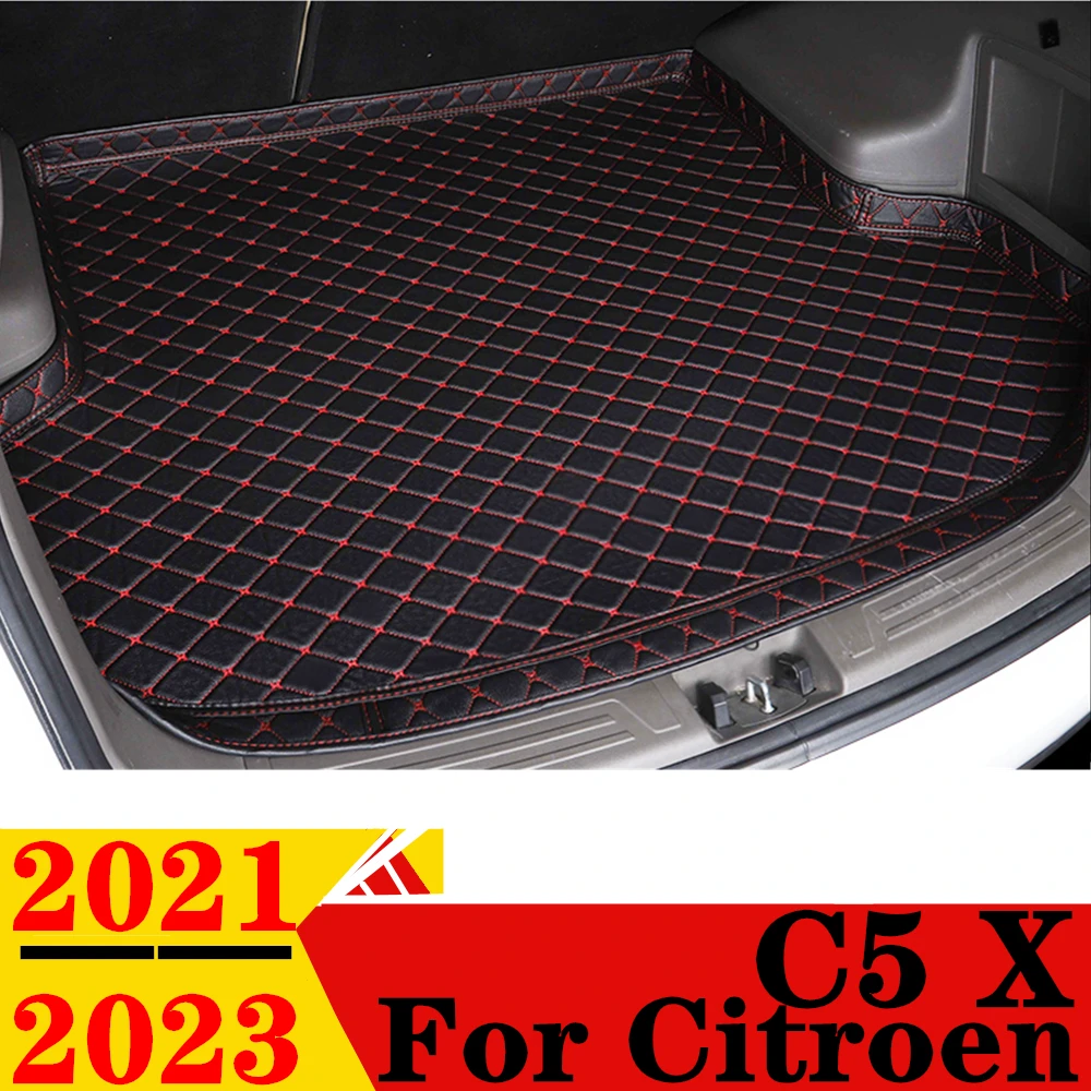 

Коврик багажник для Citroen C5 X 2023 2022 2021, багажник, задний коврик для груза, защитный ковер, аксессуары