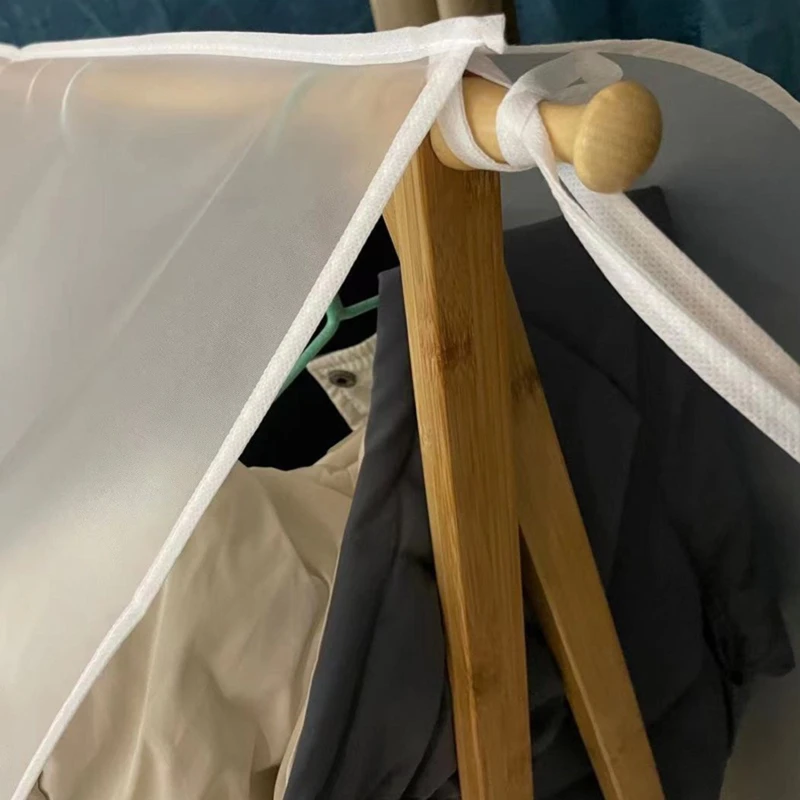 Garment Bags Hanging Clothes Garment Rack Cover Bags Clothing Storage Bag For Hanging Shirts Coats Dresses Suits 4