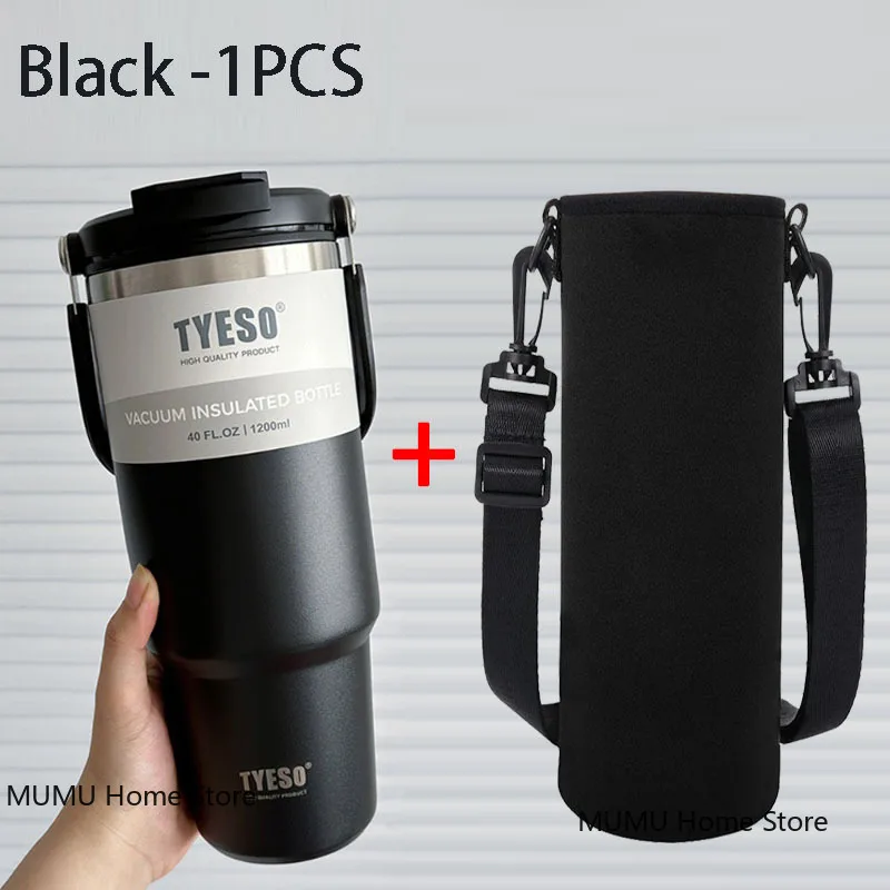 thumbnail image 1 of Tyeso Stainless Steel Coffee Cup Cold And Hot Double-layer Insulated Cup Tumbler Thermo Water Bottle Car Travel Mug Vacuum Flask, 1 of 5