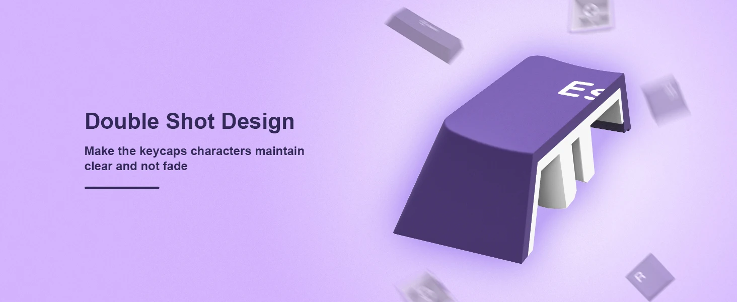 teclas pbt keycaps cereja perfil roxo duplo tiro conjunto para teclado gamer mecânico para anne pro gateron switches