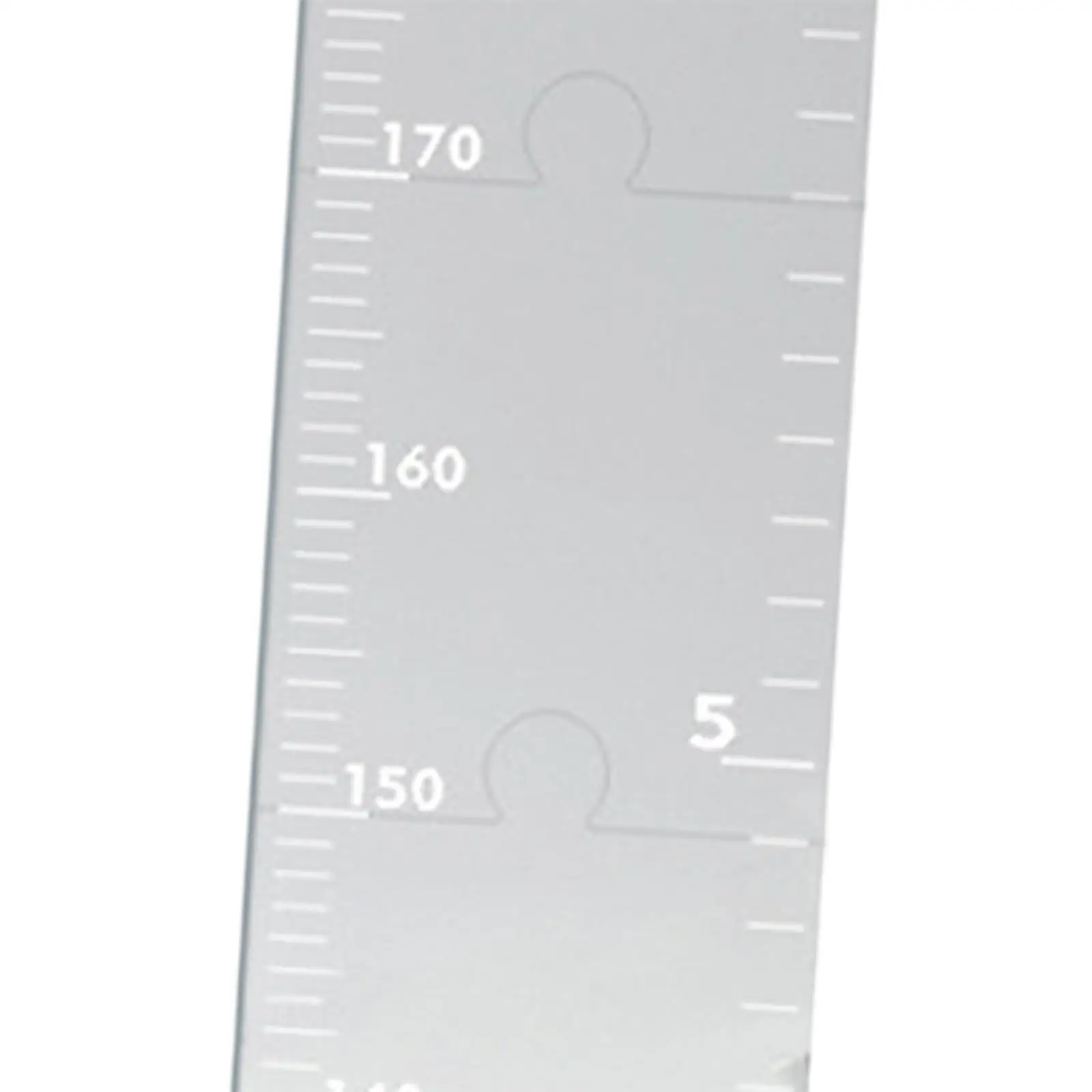 Acrylic Kids Growth Chart Mirror 47.2x5.9inch for Playroom, Kids' Room Versatile with Stickers DIY Splicing Wall Decoration