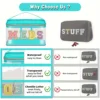 1pcs Letter Patch Transparent Waterproof Travel Bag Medicine Storage Bag Toiletries Storage Bag Suitable for Patients and Nurses 6