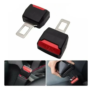 2PCS Spina di prolunga per clip per cintura di sicurezza per auto Fibbia per serratura per seggiolino di sicurezza per auto Convertitore di estensione per clip per cintura di sicurezza Accessori per seggiolino auto