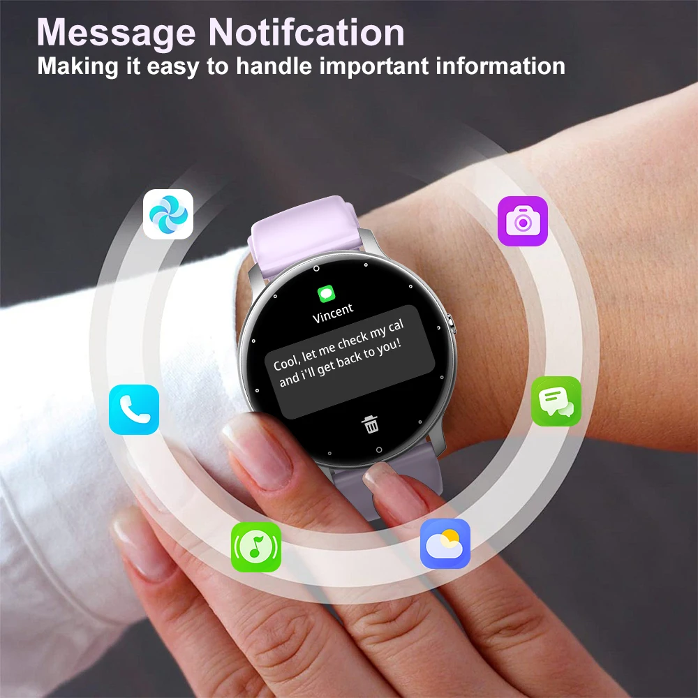 PEJE Easy Design Smartwatch with TFT Display and Long-Lasting Battery