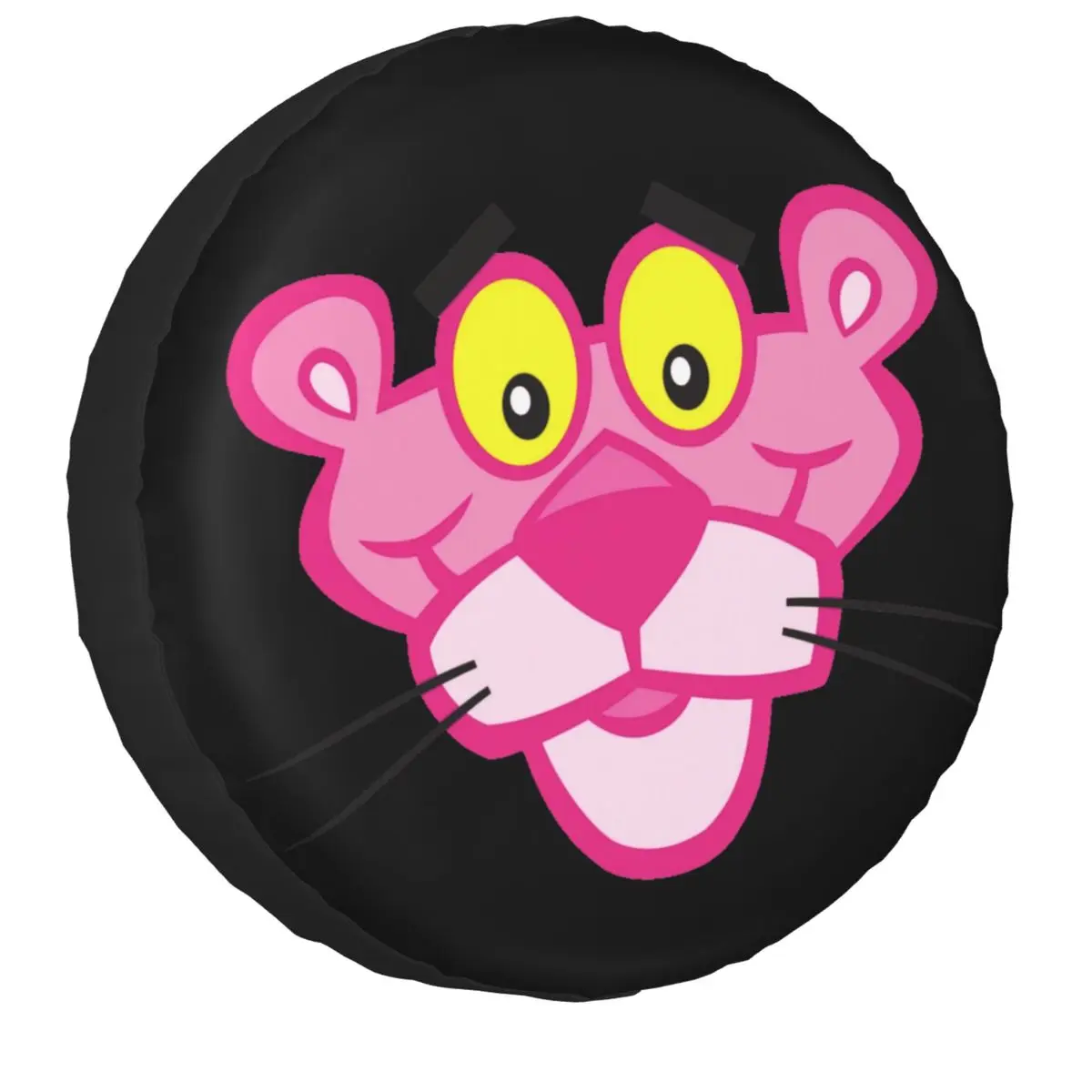 Comic Cartoon Pink Panthers Anime Spare Wheel Cover Universal For