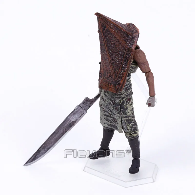 Silent Hill-Action Figure sem rosto, cabeça triangular, pirâmide vermelha,  filme móvel, periférico, figura manual, presente de Natal, genuíno, 2