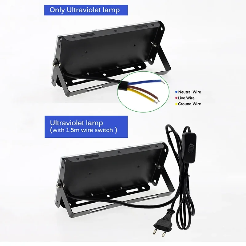 식물 UV 자외선 형광 LED 쉬즈너 퍼, 50W, 100W, Ac, 220V, 포듐 램프 효과 조명, Dj Dicos Feestpodium Blacklight