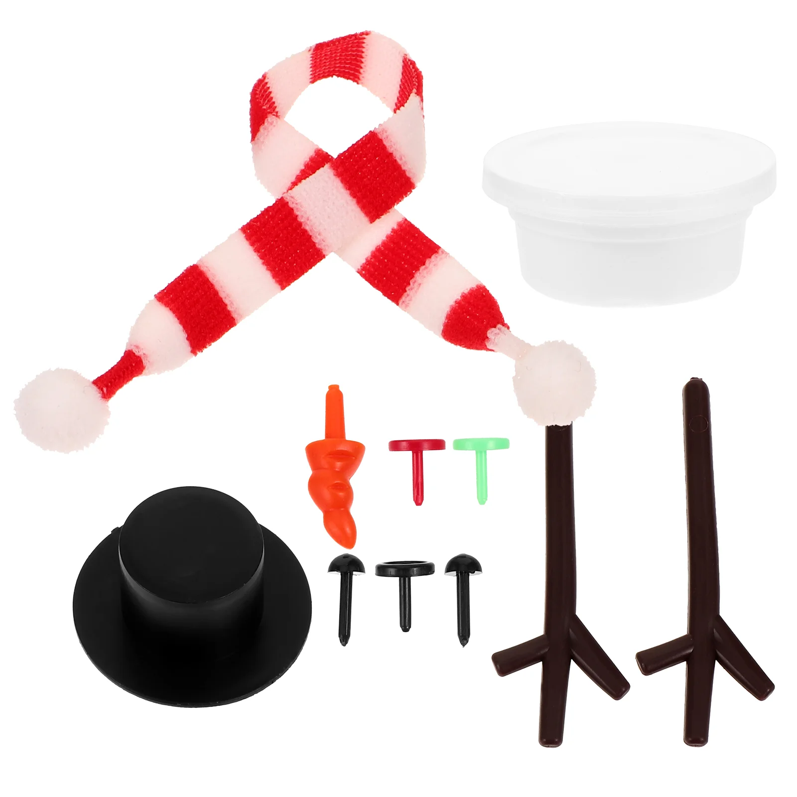 

Mini Snowman Making Kit Clay Snowman Set Christmas Handmade Material Crafting Kit