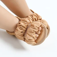 FOCUSNORM 0-18M Infant Baby Girls Sandals Shoes 5 Colors Solid Cute Anti-Slip Soft Sole Princess Shoes Beach Slipper 6